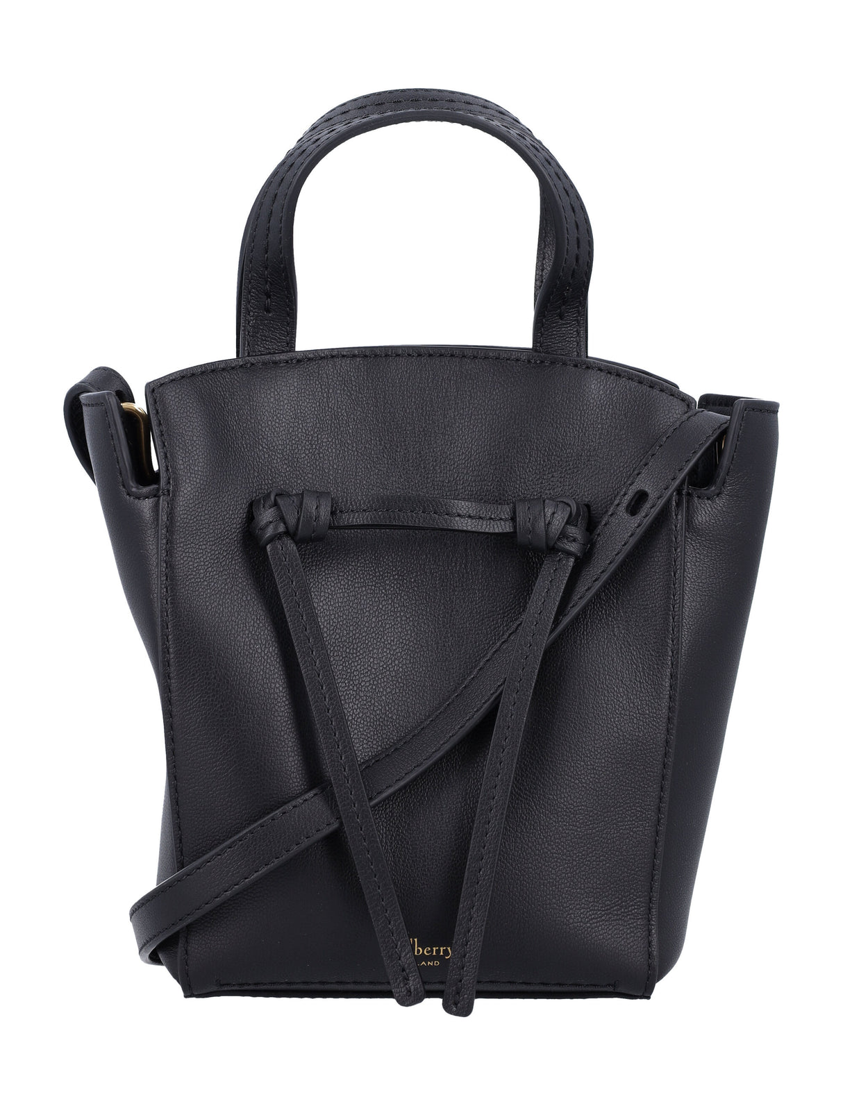 MULBERRY Chic Mini Tote with Knot Detail - Black