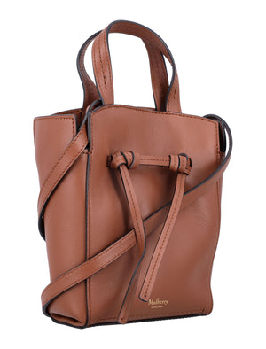 MULBERRY Chic Mini Tote with Knot Detail - Bright Oak