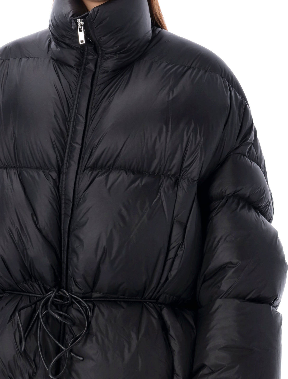 RICK OWENS Eclipse Puffer Jacket with Quilted Design