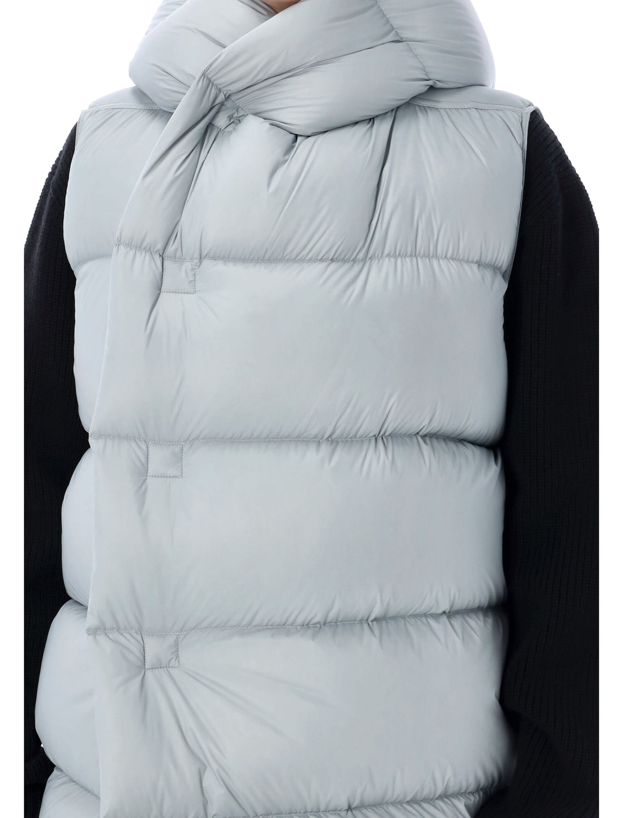 RICK OWENS Elevated Puffer Hooded Vest