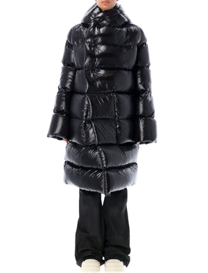 RICK OWENS Luxe Oversized Puffer Hooded Coat