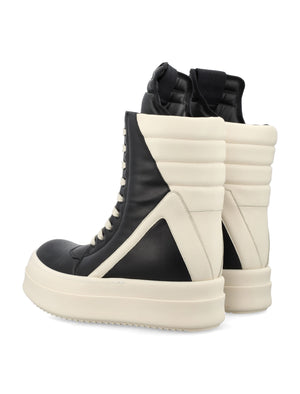 RICK OWENS Mega Geobasket High-Top Sneakers