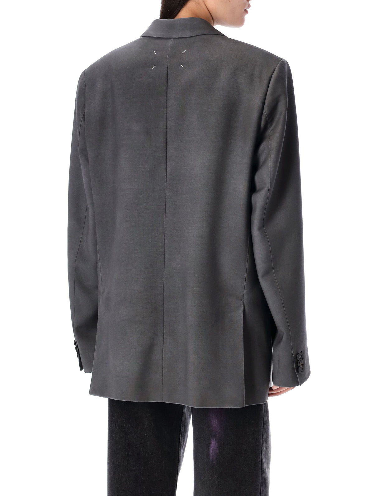 MAISON MARGIELA Chic Mohair Wool Suit Jacket Size 40