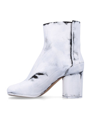 MAISON MARGIELA Artistic Tabi Paint Boots - 7cm Heels