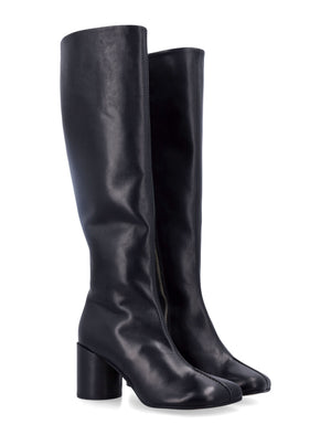 MM6 MAISON MARGIELA Knee-High Smooth Leather Bootie