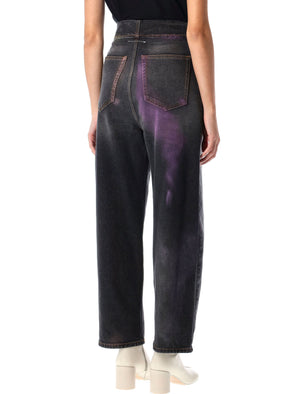 MM6 MAISON MARGIELA Artistic High Rise Denim Pants - Size 25