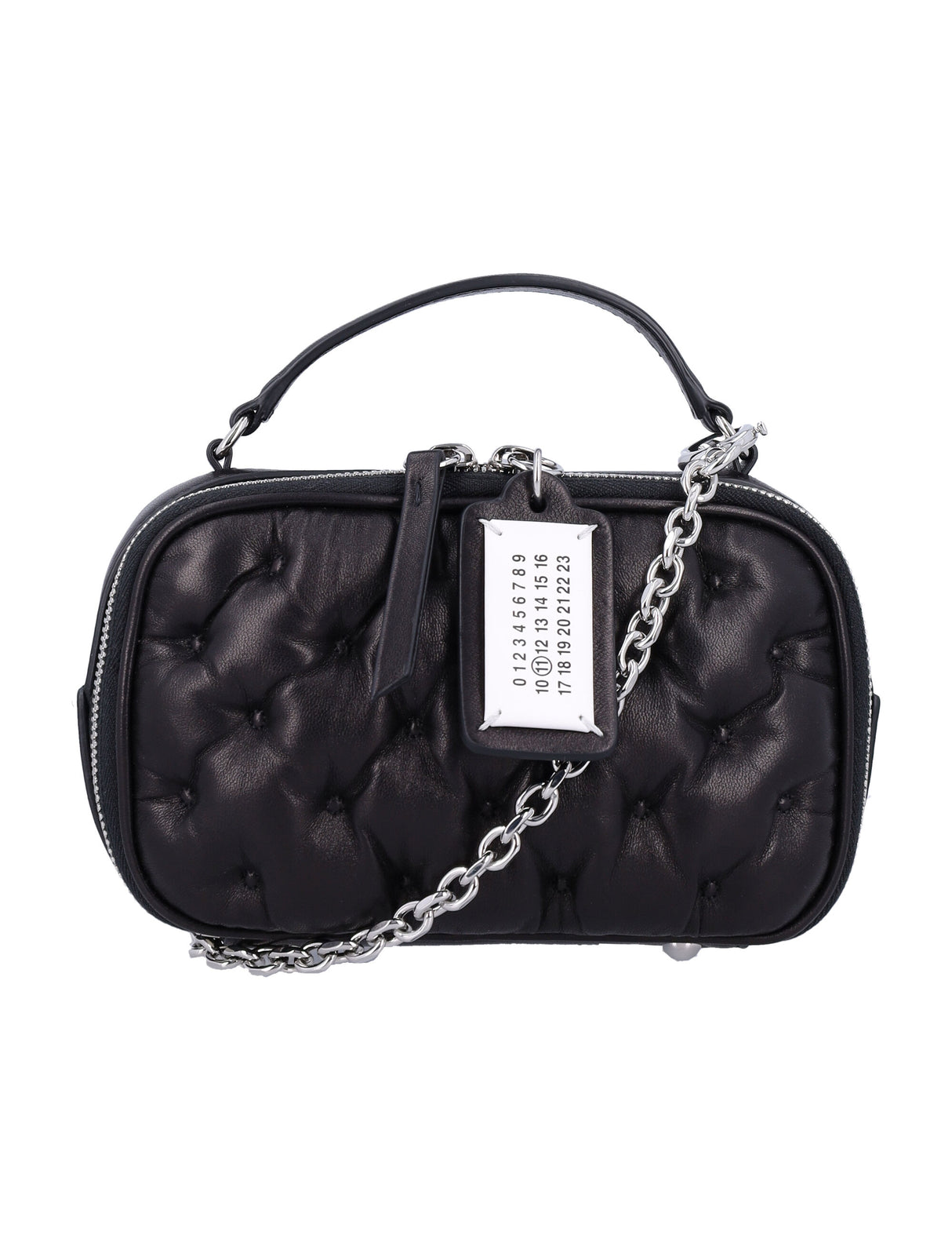 MAISON MARGIELA Mini Quilted Glam Slam Camera Handbag