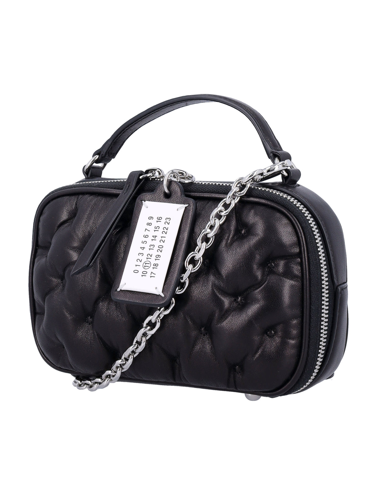 MAISON MARGIELA Mini Quilted Glam Slam Camera Handbag