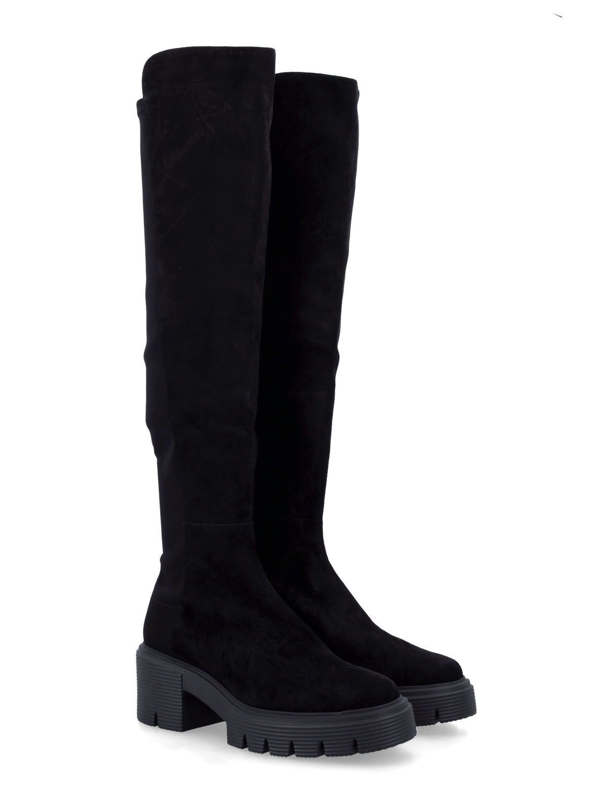 STUART WEITZMAN Over-the-Knee Mini Luxe Stretch Boot