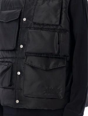 MM6 MAISON MARGIELA Utility Tactical Vest in Black, Size 50