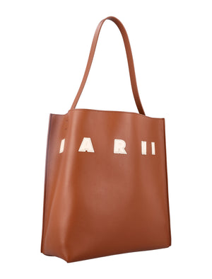 MARNI Museum Hobo Handbag - 34CM x 27.5CM x 11CM