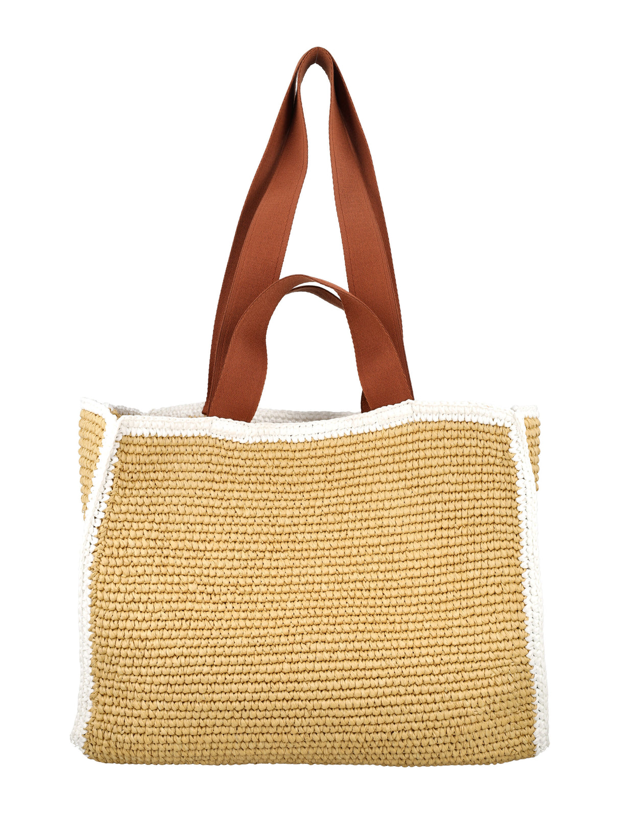 MARNI Natural Rustic Medium Macrame Tote