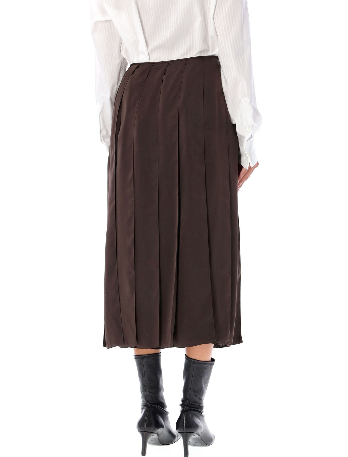 JW ANDERSON Midi Length Ribbon Hem Skirt