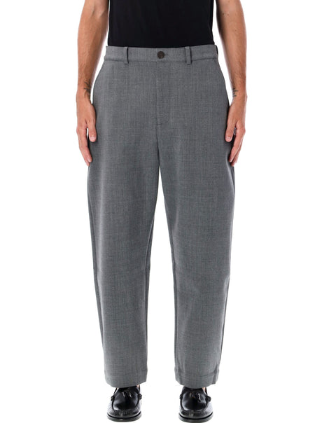 STUDIO NICHOLSON Tapered Fit Wool Pants - Size L