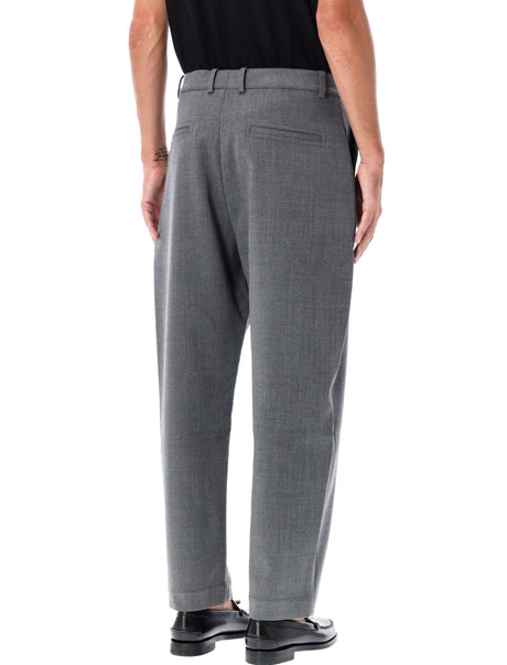 STUDIO NICHOLSON Tapered Fit Wool Pants - Size L