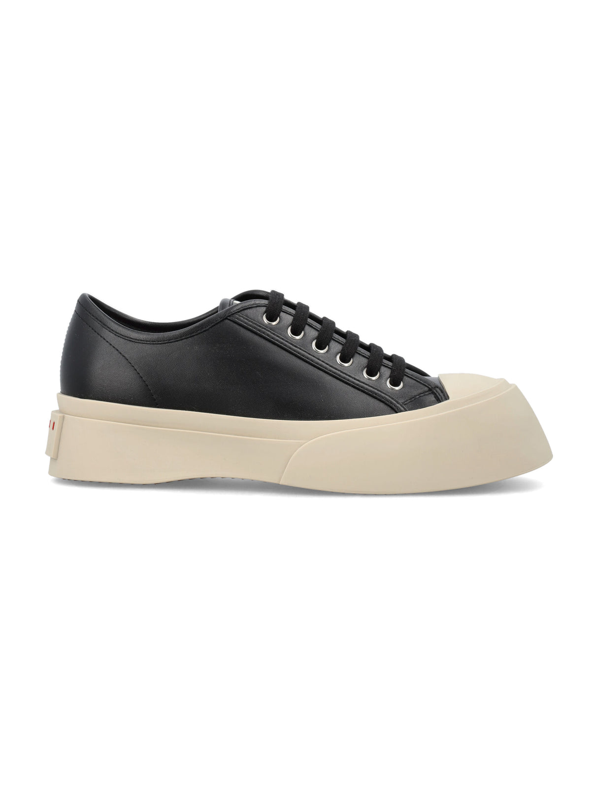 MARNI Chic Urban Leather Platform Sneakers