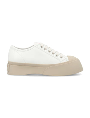 MARNI Pablo Lace-Up Leather Sneakers