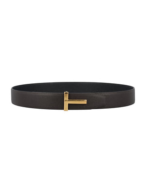 TOM FORD GRAIN LEATHER ICON BELT