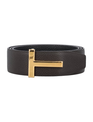 TOM FORD Reversible Grain Leather Icon Belt, 4cm