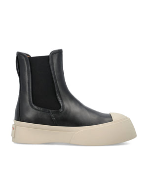 MARNI Sleek City Chelsea Boots with Chunky Platform Sole