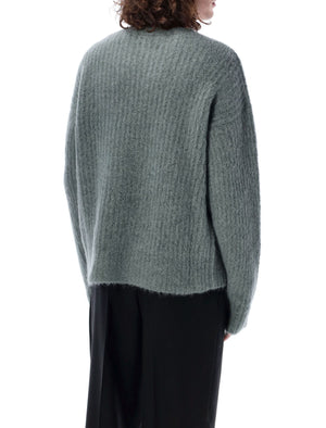 AMI PARIS Luxurious Chunky Mohair Blend Sweater