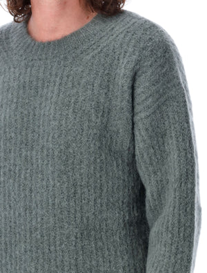 AMI PARIS Luxurious Chunky Mohair Blend Sweater