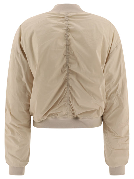 ISABEL MARANT ETOILE Chic Beige Bomber Jacket with Relaxed Fit