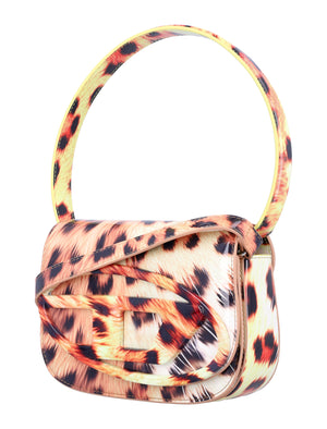 DIESEL Glossy Cheetah Print Handbag