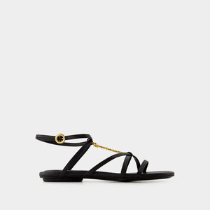 JACQUEMUS Chic Sheepskin Sandals - Mini Design for Women