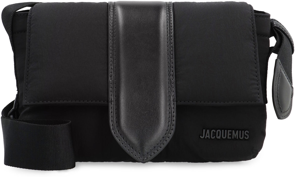 JACQUEMUS Mini Nylon Messenger Handbag - 22x14.5x9.5 cm