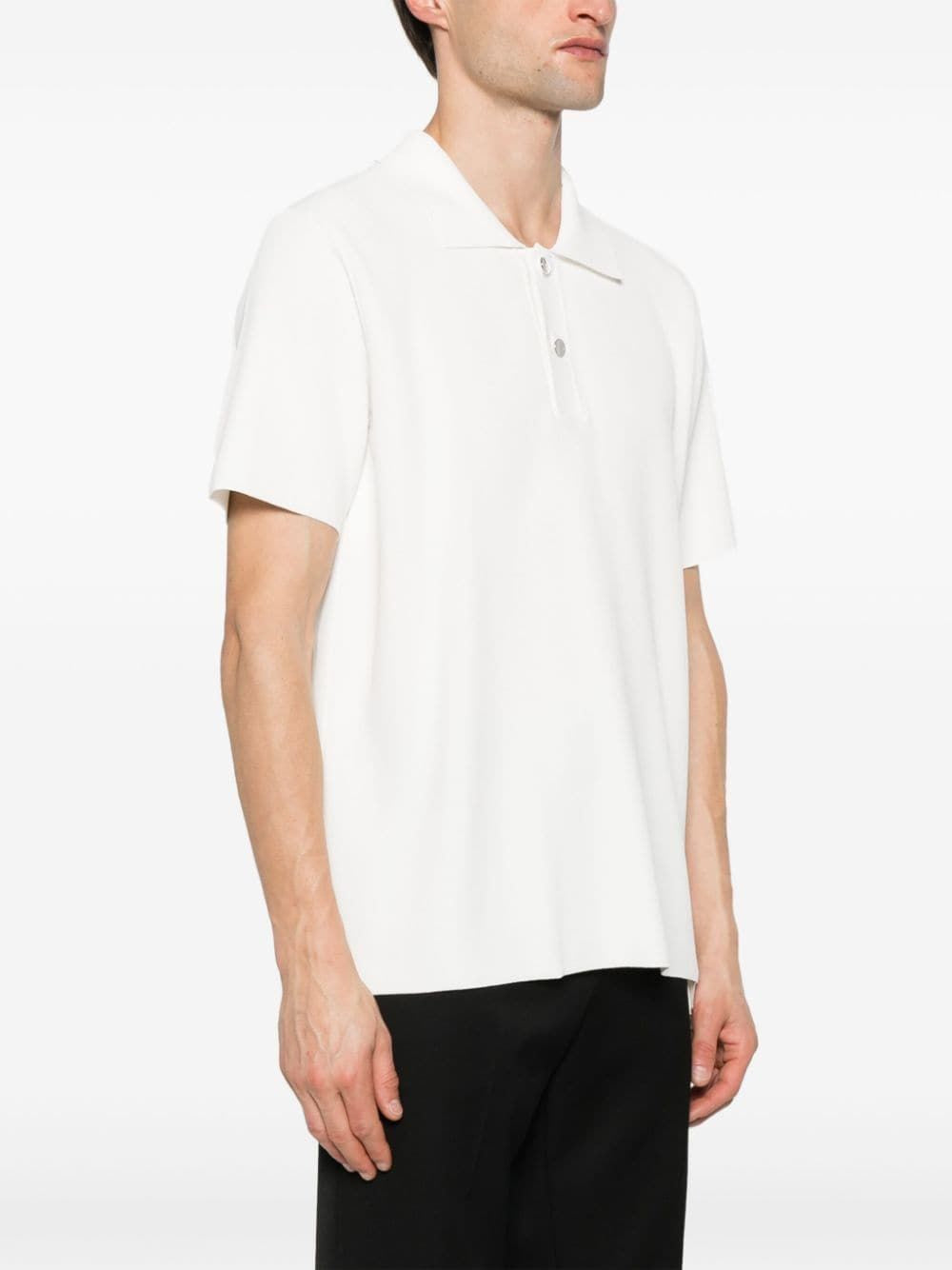 JACQUEMUS Elegant Off-White Polo Shirt