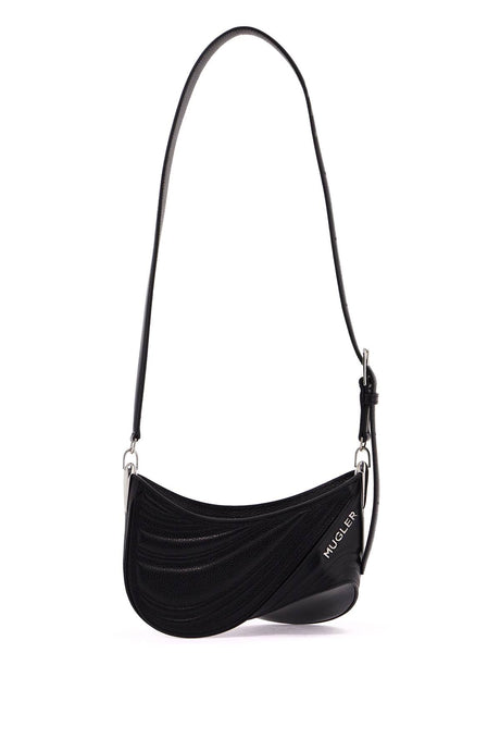 MUGLER Mini Spiral Curve Shoulder Handbag