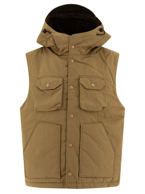 ENGINEERED GARMENTS Men's Field Vest Jacket - Regular Fit, Sleeveless