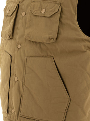 ENGINEERED GARMENTS Men's Field Vest Jacket - Regular Fit, Sleeveless