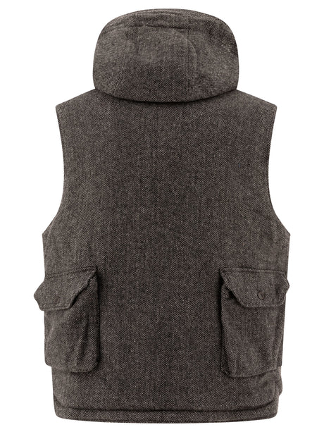 ENGINEERED GARMENTS Men's Field Vest Jacket - Regular Fit