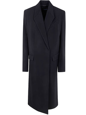 MUGLER Chic Women's Wool Blend Overcoat for Fall 2024