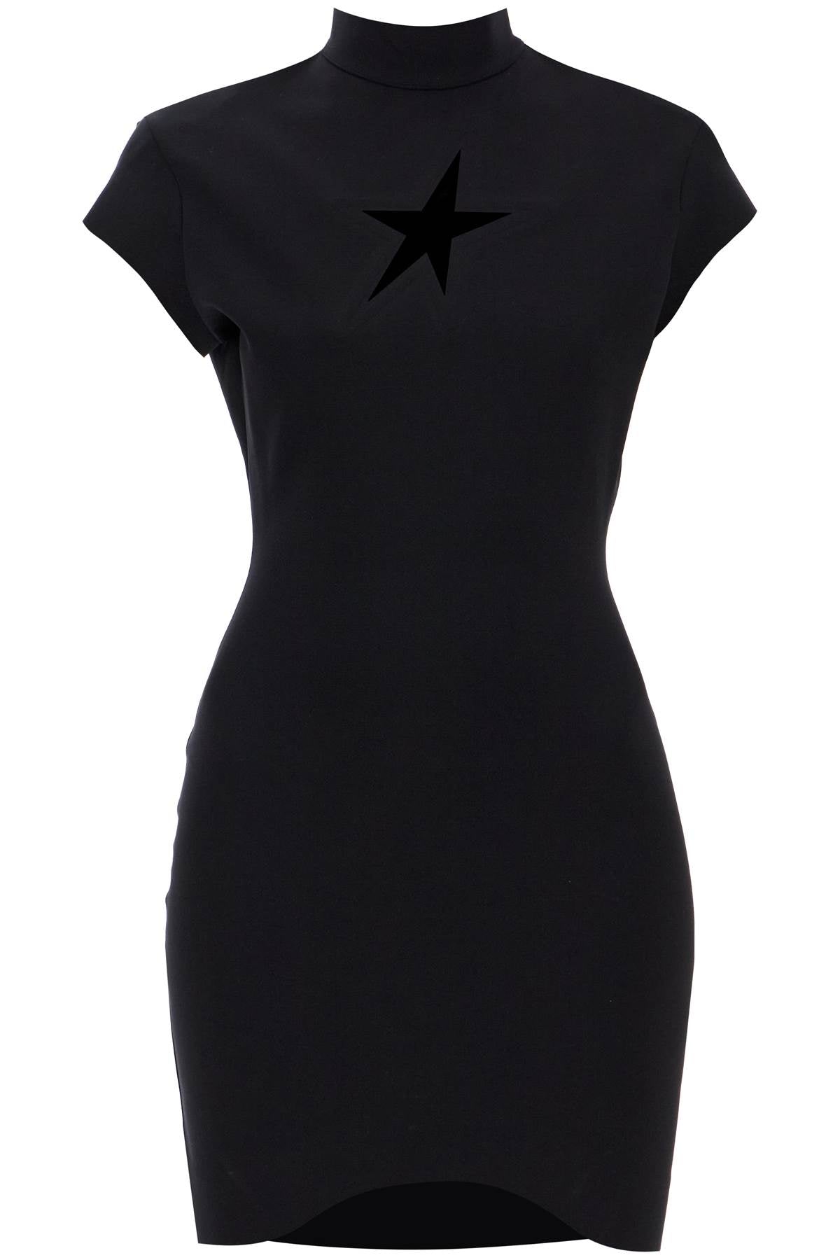 MUGLER Star Cut-Out Bodycon Mini Dress