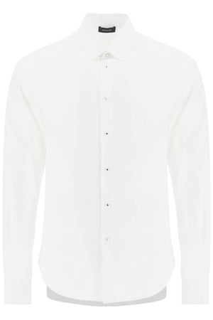 MUGLER Classic Cotton Poplin Shirt - Regular Fit