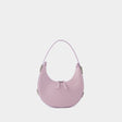 OSOI Elegant Mini Purple Leather Handbag