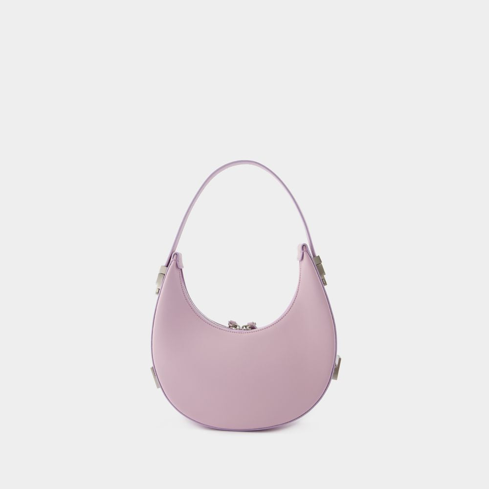 OSOI Elegant Mini Purple Leather Handbag