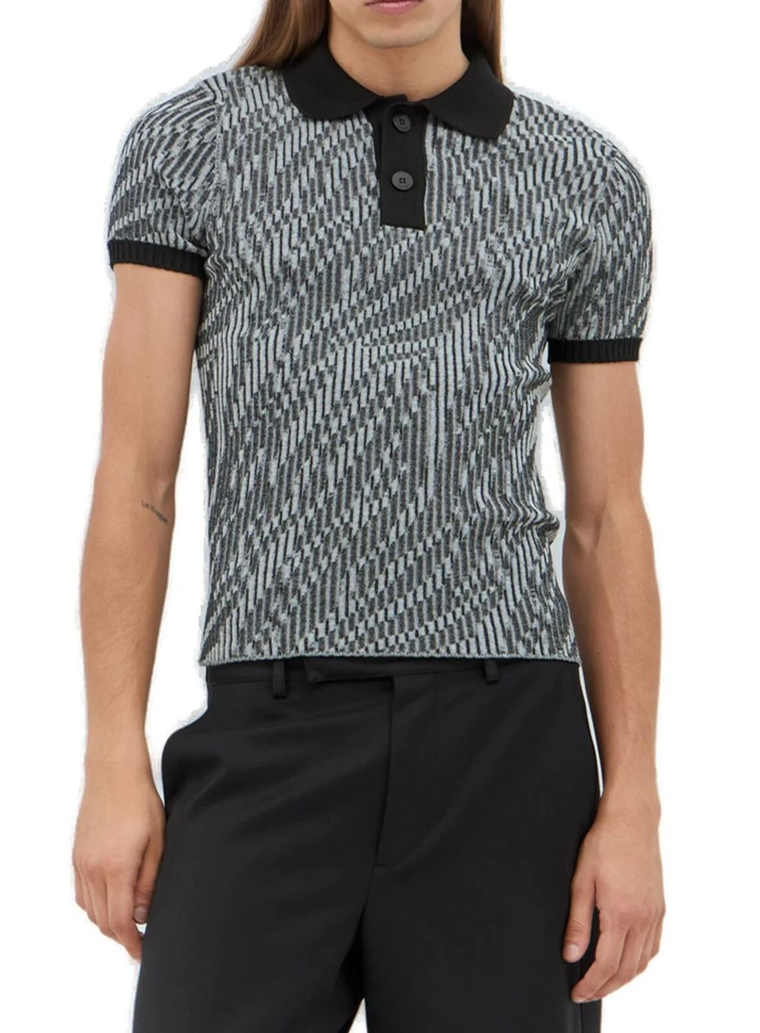 JACQUEMUS Zebra Print Polo Shirt for Men