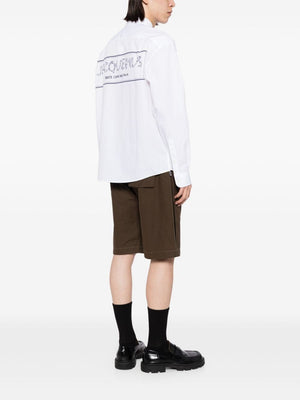 JACQUEMUS Crisp Cotton Logo Shirt