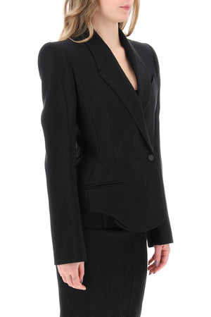 MUGLER Structured Black Jacket for Women - SS24 Collection