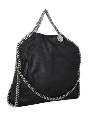 STELLA MCCARTNEY Black Eco Shaggy Deer 3 Chain Falabella Tote Bag for Women
