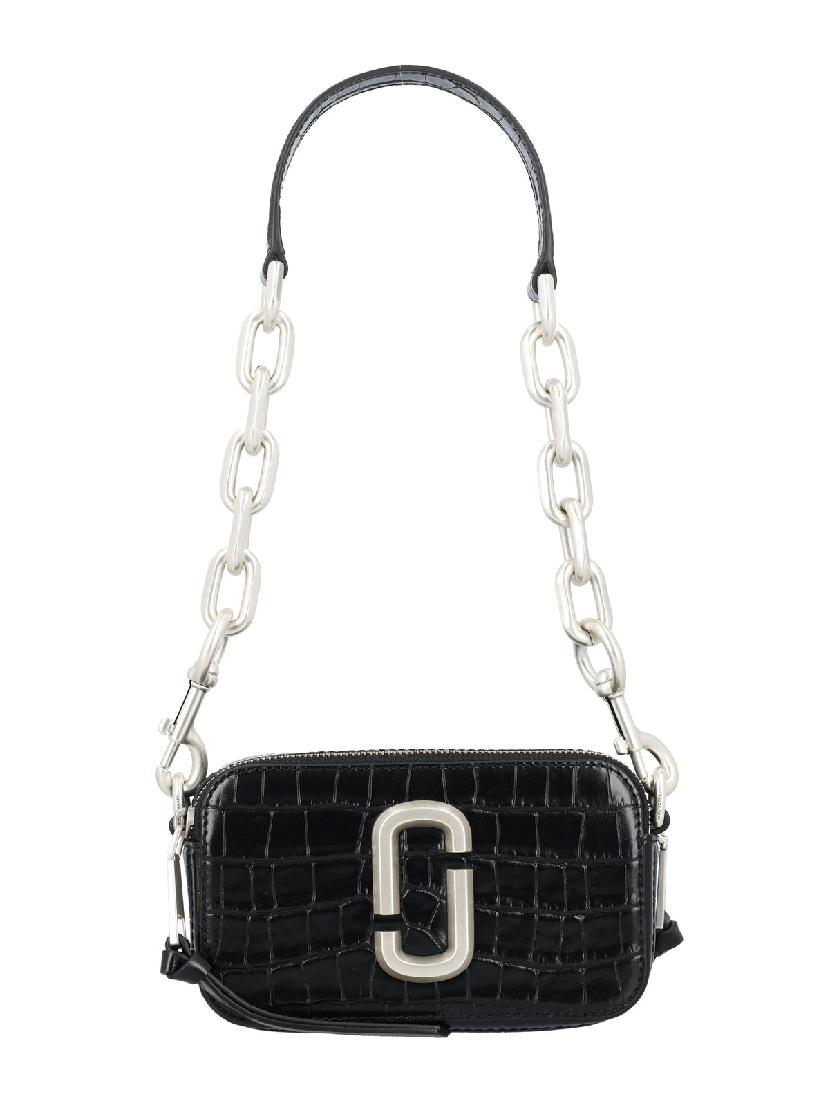 MARC JACOBS The Croc-Embossed Snapshot Leather Handbag for Women