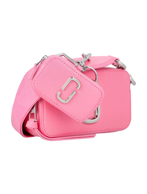 MARC JACOBS The Utility Snapshot: Saffiano Leather Mini Bag in Petal Pink