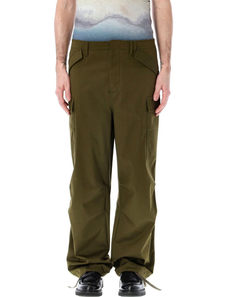 Cargo Pants for Men in Gray by MSGM