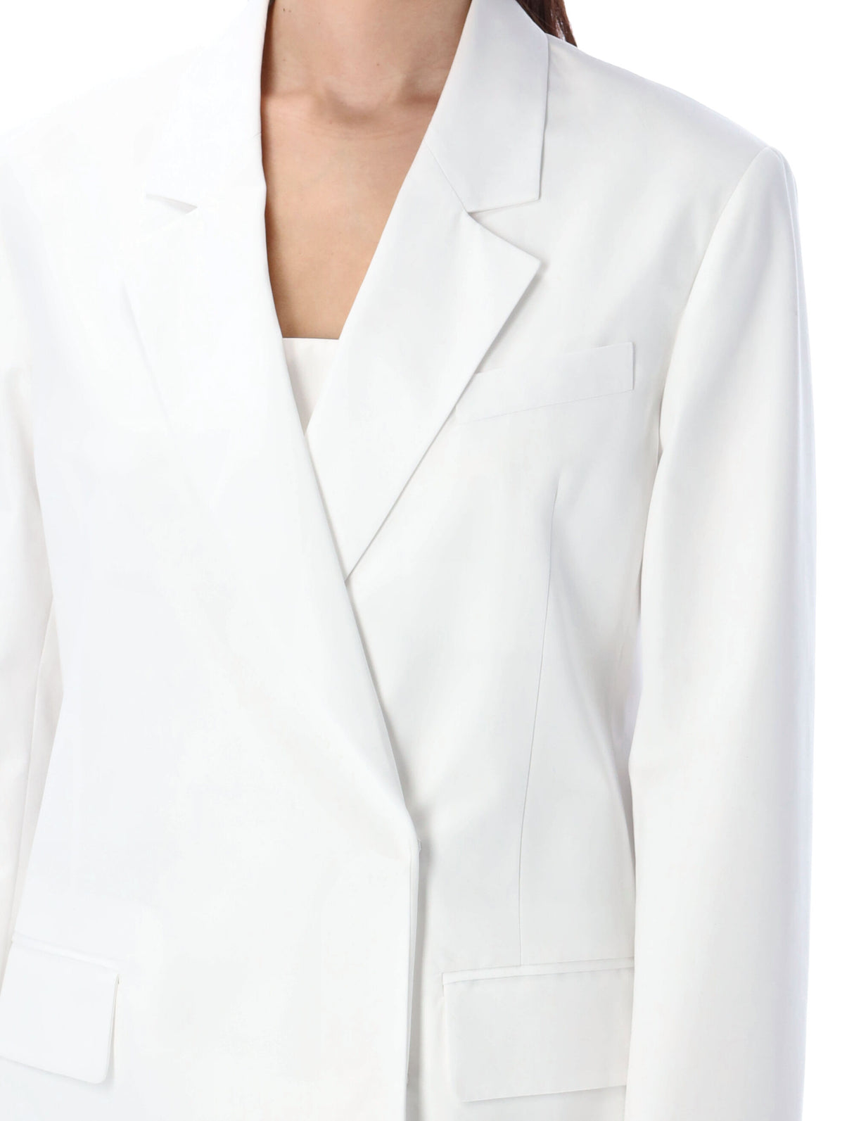 VALENTINO GARAVANI Women's Compact Poplin Blazer for SS24 Collection