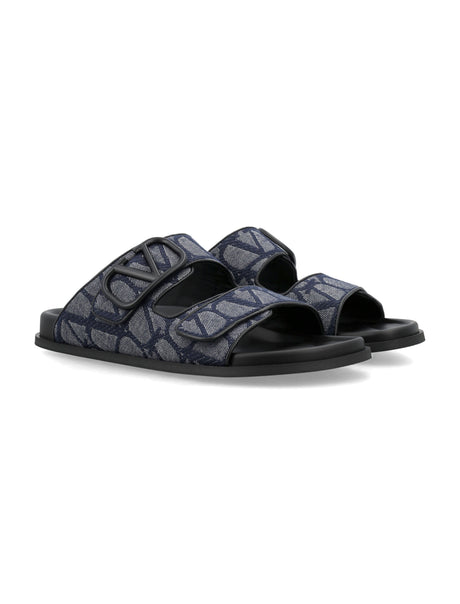 VLOGO Sandals - Blue/Black
