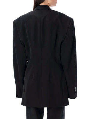 BALENCIAGA Chic and Versatile Clinched Jacket for Women